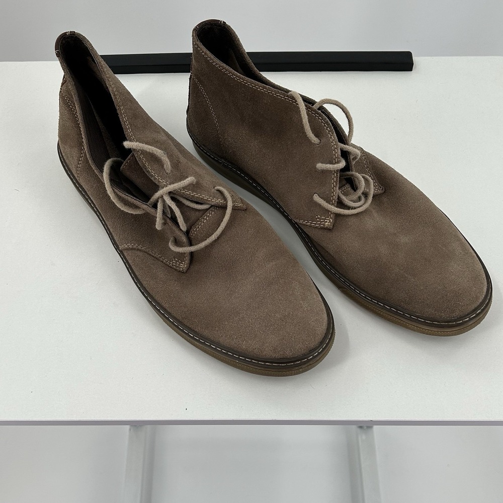 Johnston & Murphy Suede Chukka Boots Mens‎ 13M Brown Lace Up Casual Comfort J&M